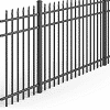 3 Rail Spear Point Aluminum Fence