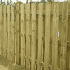 Shadow-Box Privacy Fence