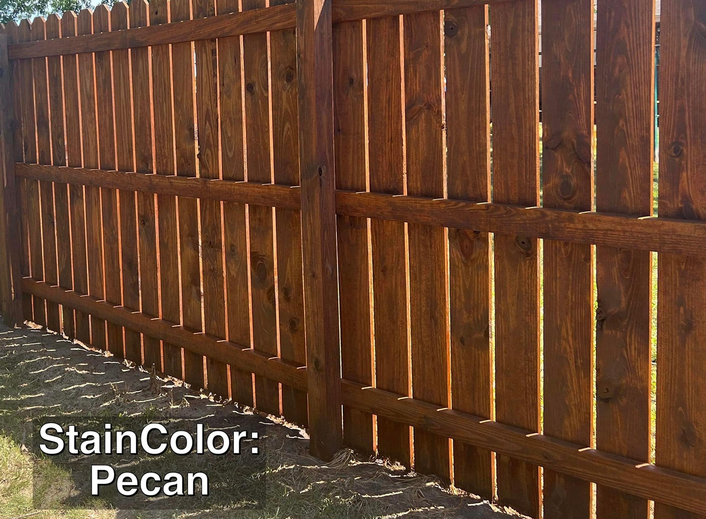 Stain & Seal Services by Fence King