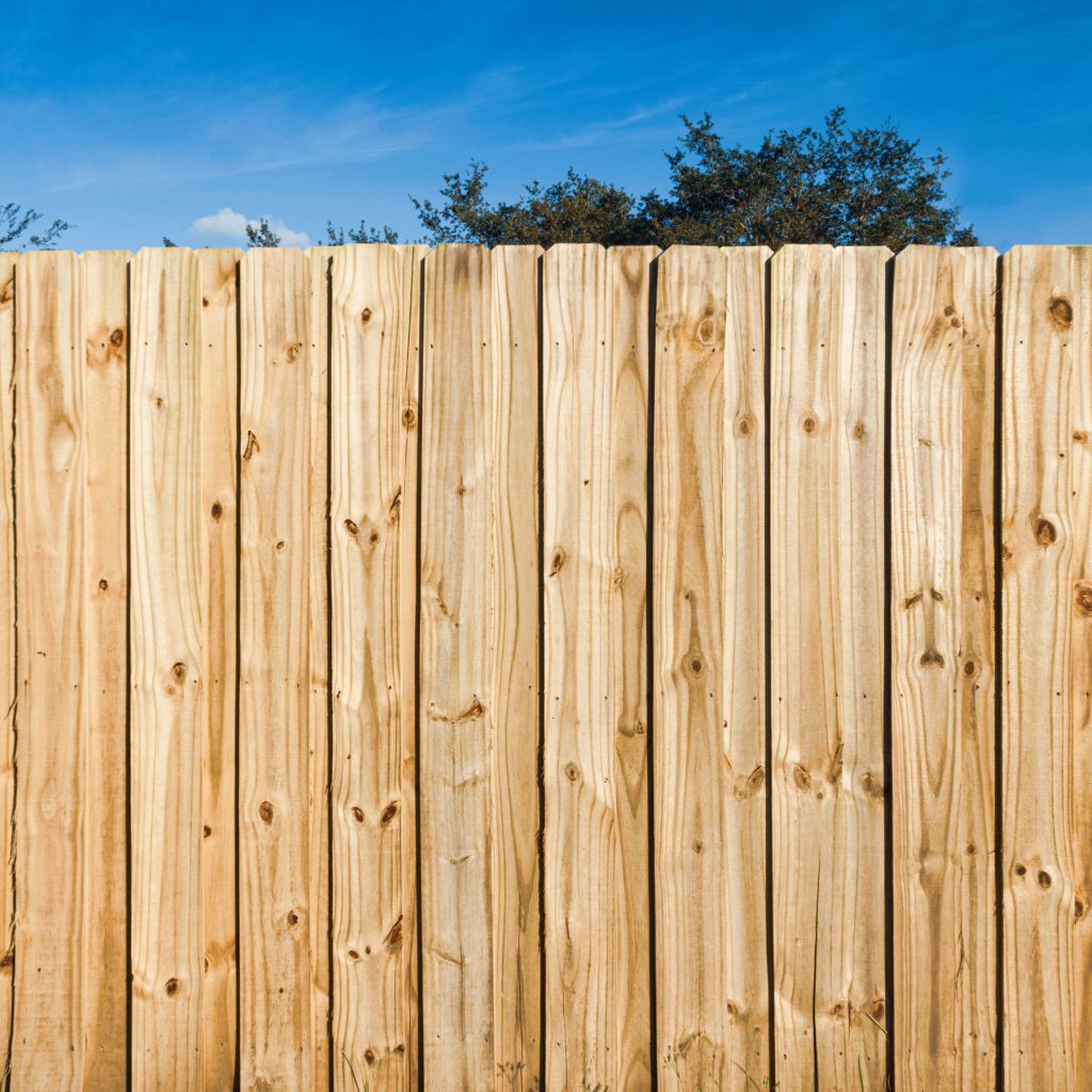 wood fence
